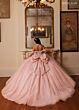 Rachel Allan RQ1192 Basque Waist Sweetheart Neck Quince Dress