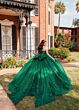 Rachel Allan RQ1195 Beaded Sweetheart Neck Back Bow Quince Gown