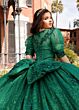 Rachel Allan RQ1195 Beaded Sweetheart Neck Back Bow Quince Gown