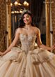 Rachel Allan RQ1198 Corset Bodice Back Bow Quinceanera Dress