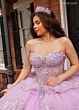 Rachel Allan RQ1198 Corset Bodice Back Bow Quinceanera Dress
