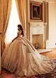 Rachel Allan RQ3180 Plunging Neck Cap Sleeve Quinceanera Dress