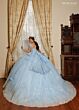 Rachel Allan RQ3180 Plunging Neck Cap Sleeve Quinceanera Dress