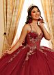 Rachel Allan RQ3181 Sweetheart Neck Glitter Tulle Quinceanera Dress