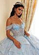 Rachel Allan RQ3185 Ruffle Skirt Off The Shoulder Quinceanera Gown