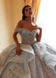 Rachel Allan RQ3185 Ruffle Skirt Off The Shoulder Quinceanera Gown