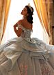 Rachel Allan RQ3185 Ruffle Skirt Off The Shoulder Quinceanera Gown