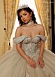 Rachel Allan RQ3186 Off The Shoulder Sheer Side Sweet 16 Dress