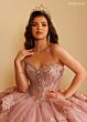 Rachel Allan RQ3188 Tiered Skirt Corset Bodice Sweet 16 Dress
