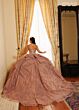 Rachel Allan RQ3189 Beaded Fringe Topper Corset Top Sweet 16 Dress