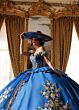 Rachel Allan RQ5020 Off The Shoulder Floral Embroidered Sweet 16 Dress