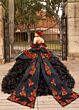 Rachel Allan RQ5021 Floral Embroidered Ruffle Back Sweet 16 Gown