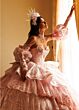 Rachel Allan RQ6020 Removable Sleeve Basque Waist Sweet 16 Gown