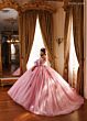 Rachel Allan RQ6022 Floral Corset Bodice Sweet 16 Gown