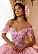 Rachel Allan RQ6022 Floral Corset Bodice Sweet 16 Gown