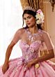 Rachel Allan RQ6022 Floral Corset Bodice Sweet 16 Gown