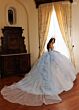 Rachel Allan RQ6023 Removable Train Back Bow Sweet 16 Gown