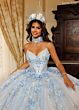 Rachel Allan RQ6023 Removable Train Back Bow Sweet 16 Gown