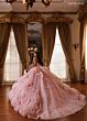 Rachel Allan RQ6025 Tiered Ruffle Skirt Corset Bodice Sweet 16 Gown