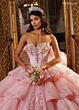 Rachel Allan RQ6025 Tiered Ruffle Skirt Corset Bodice Sweet 16 Gown