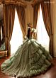 Rachel Allan RQ6025 Tiered Ruffle Skirt Corset Bodice Sweet 16 Gown