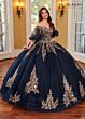 Rachel Allan RQ1110 Balloon Sleeve Off The Shoulder Quinceanera Dress