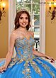 Rachel Allan RQ1111 Detachable Cape Strapless Quinceanera Dress
