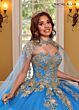 Rachel Allan RQ1111 Detachable Cape Strapless Quinceanera Dress
