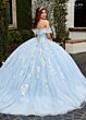 Rachel Allan RQ2166 Bow Back Off The Shoulder Quince Dress