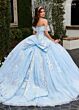 Rachel Allan RQ2166 Bow Back Off The Shoulder Quince Dress