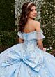 Rachel Allan RQ2166 Bow Back Off The Shoulder Quince Dress