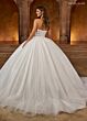 Rachel Allan RB6141 Triple Waistband Plunging Neck Bridal Gown