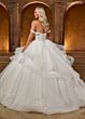 Rachel Allan RB6142 Off-The-Shoulder Tiered Skirt Wedding Dress