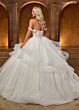 Rachel Allan RB6142 Off-The-Shoulder Tiered Skirt Wedding Dress