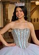 Rachel Allan RQ1130 Beaded Bodice Basque Waist Quince Dress