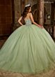 Rachel Allan RQ1130 Beaded Bodice Basque Waist Quince Dress