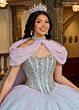Rachel Allan RQ1130 Beaded Bodice Basque Waist Quince Dress