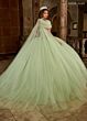 Rachel Allan RQ1130 Beaded Bodice Basque Waist Quince Dress