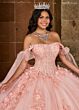 Rachel Allan RQ1132 Curved Neck Bow Back Quinceanera Dress