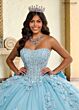 Rachel Allan RQ1132 Curved Neck Bow Back Quinceanera Dress