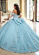 Rachel Allan RQ1132 Curved Neck Bow Back Quinceanera Dress