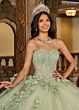 Rachel Allan RQ1132 Curved Neck Bow Back Quinceanera Dress