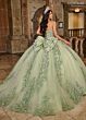 Rachel Allan RQ1132 Curved Neck Bow Back Quinceanera Dress