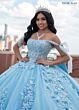 Rachel Allan RQ1132 Curved Neck Bow Back Quinceanera Dress