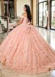 Rachel Allan RQ1134 Off-The-Shoulder Plunging Neck Quince Gown