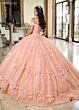 Rachel Allan RQ1134 Off-The-Shoulder Plunging Neck Quince Gown