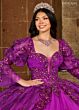 Rachel Allan RQ1135 Detachable Topper Bow Back Quince Dress