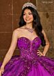 Rachel Allan RQ1135 Detachable Topper Bow Back Quince Dress
