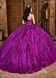 Rachel Allan RQ1135 Detachable Topper Bow Back Quince Dress