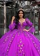 Rachel Allan RQ1135 Detachable Topper Bow Back Quince Dress